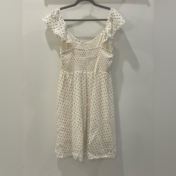 NWT Old Navy White and Black Polka Dot Mini Dress Size Large - Picture 7 of 10